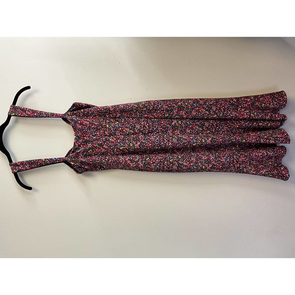 HUTCH Sweetheart Midi Boho Red Floral Dress Size Medium Anthropologie - Picture 6 of 9